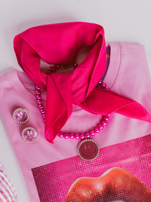 Schal Basic - Rosa